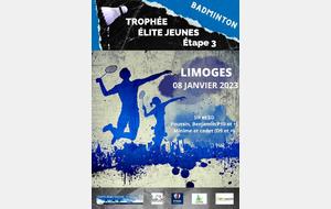 Trophée Elite jeunes - Etape 3 -
