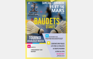 Tournoi de mars Ambazac Badminton