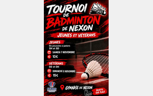 TOURNOI JEUNES ET VETERANS DE NEXON