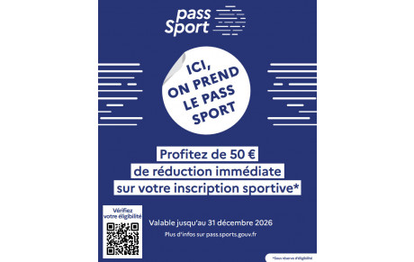 Le Pass Sport est de retour !